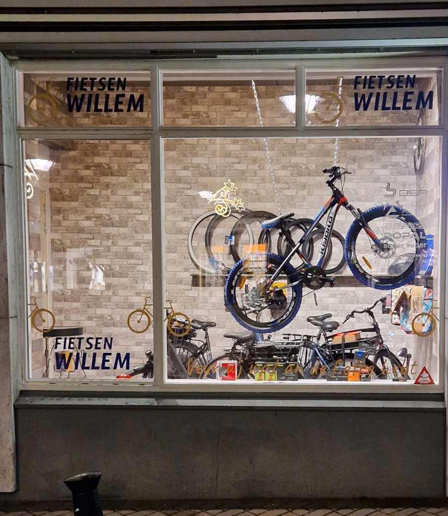 Showroom van FietsenWillem in Dinxperlo